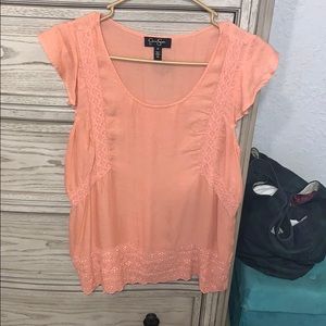Peach Blouse